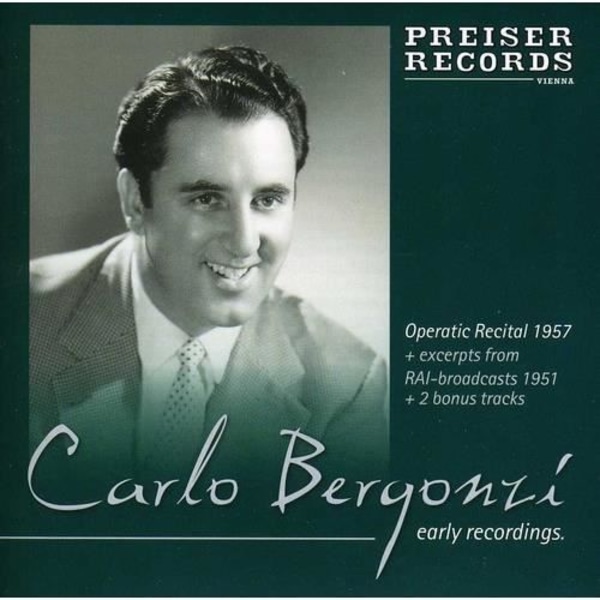 Verdi/Puccini/Cilea - Carlo Bergonzi: Tidlige innspillinger