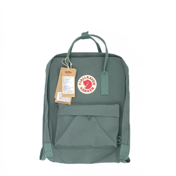 Casual canvas backpack, school bag with large capacity, outdoor Green