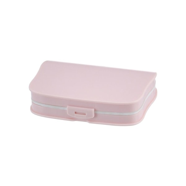 Små tablettfodral Plastbehållare ROSA Pink