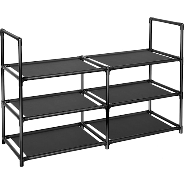 3-level shoe rack 12-15 pairs of sturdy shoe shelf