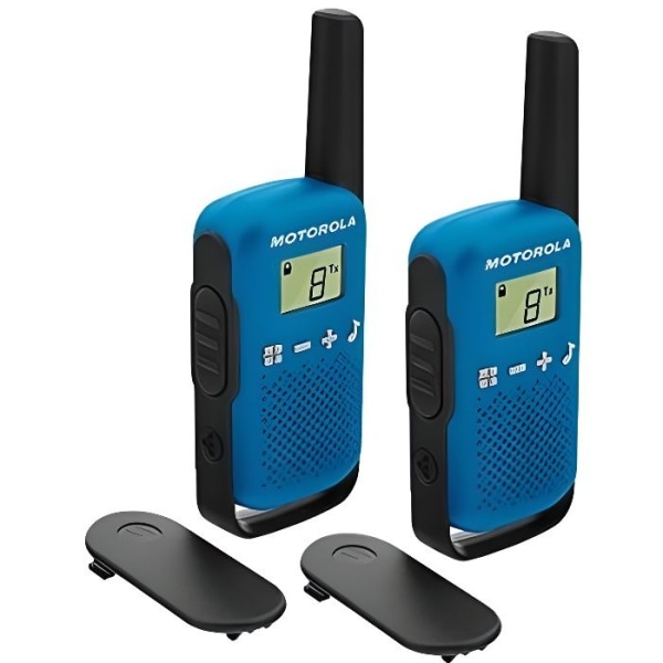 Motorola walkie-talkie (2 st) Blå