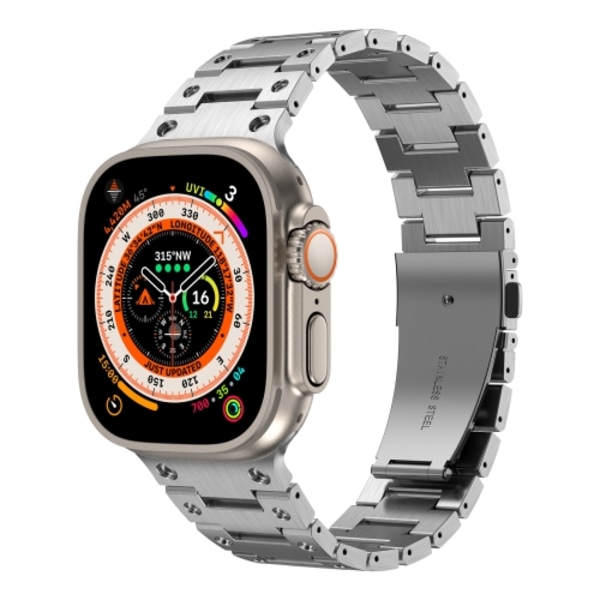 Dubbelradigt watch i metall i stål lämplig för Apple Watch SE202
