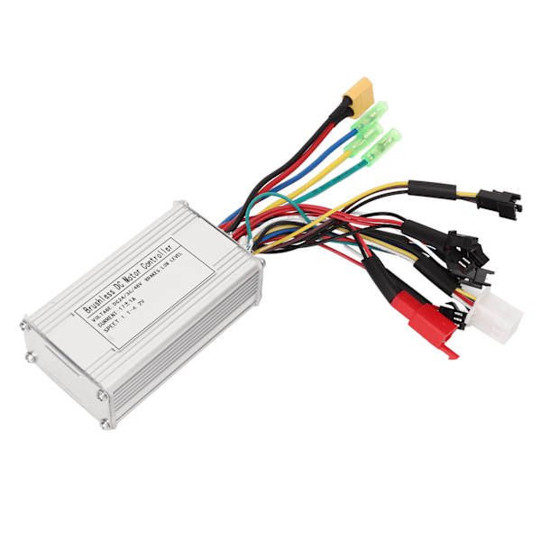 3-modus sinuskurvekontroll børsteløs DC-motorkontrollsystem for elektrisk sykkel 24V 36V 48V 17A