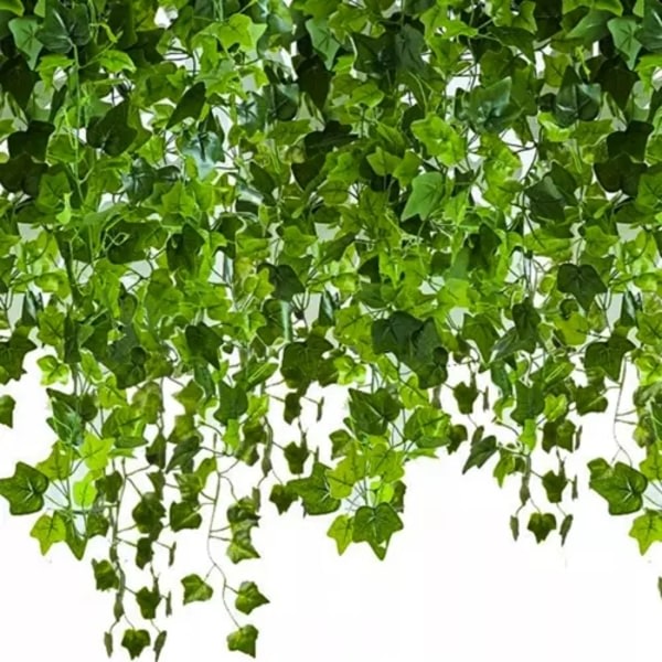 25 meter ivy wreath / leaf wreath - 2m long Green