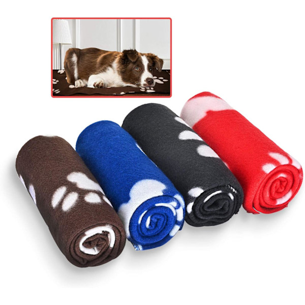 4-pack dog blanket, soft warm blanket