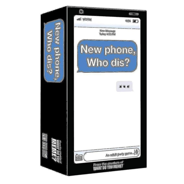 New phone Who dis? - party game cards