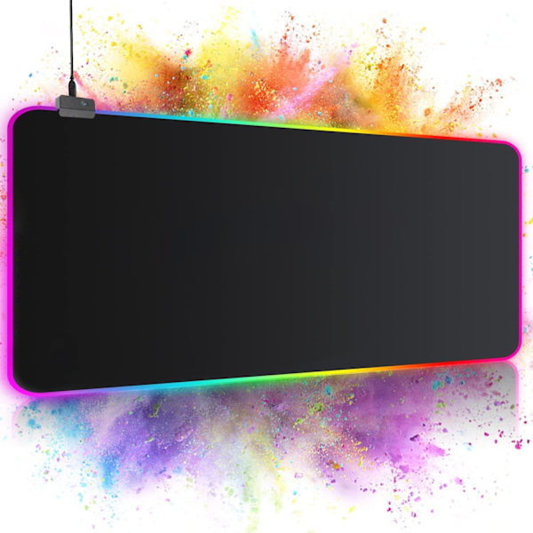 GMS-X5 RGB Gaming Mousepad with LED light in 7 Colors