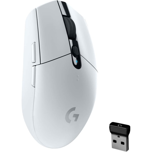 Logitech G305 LIGHTSPEED wireless gaming mouse, Hero 12K sensor, 12,000 DPI, Lightweight, 6 programmable buttons, 250 hours battery life, PC/Mac