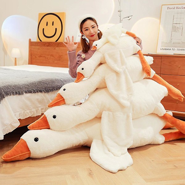 Huge simulation duck plush toy soft pillow stuffed giant goose doll gifts