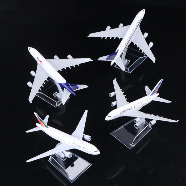 Original modell A380 airbus flygplan modell flygplan Diecast Mode - Perfekt FedEx FedEx One Size