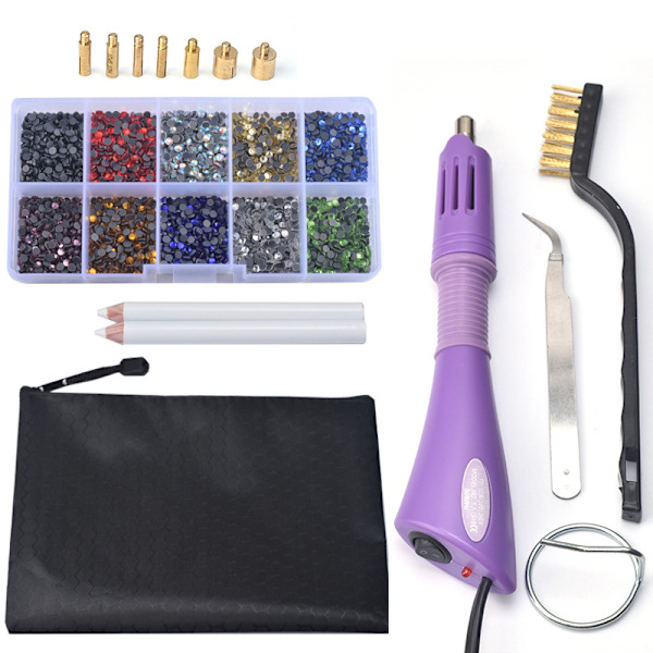 Rhinestone Hot-fix Applicator Full Set DIY Rhinestone - WELLNGS