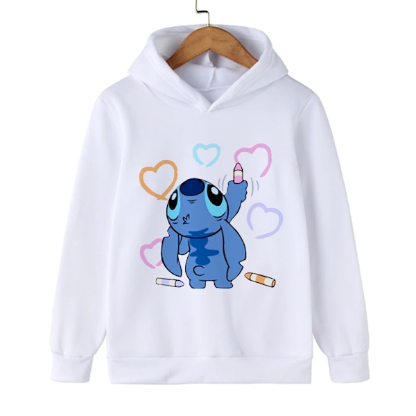 Y2k Anime Stitch Hoodie Barn Klær Tegneserie Klær Jente Gutt Lilo og Stitch Genser Manga Hoody Baby Casual Topp 59005