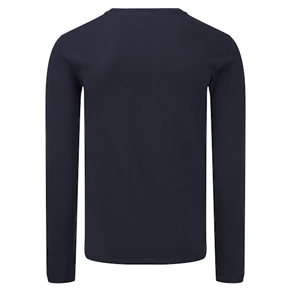 Fruit Of The Loom Herre Iconic 150 Langærmet T-skjorte L Dyp N Dyp Blå Deep Navy L