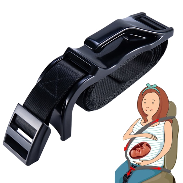 Pregnancy Belt Adjuster - Seat Belt Cushion for Pregnant Women Protect unborn babies