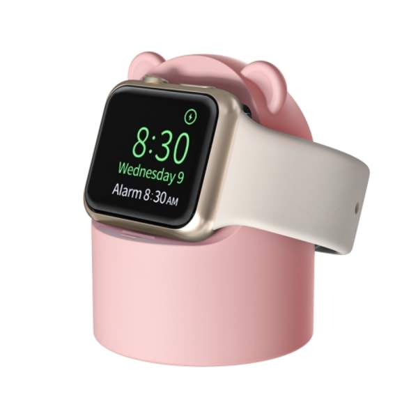 Lämplig för Apple Watch Smart Watch silikonladdningsställ med vit