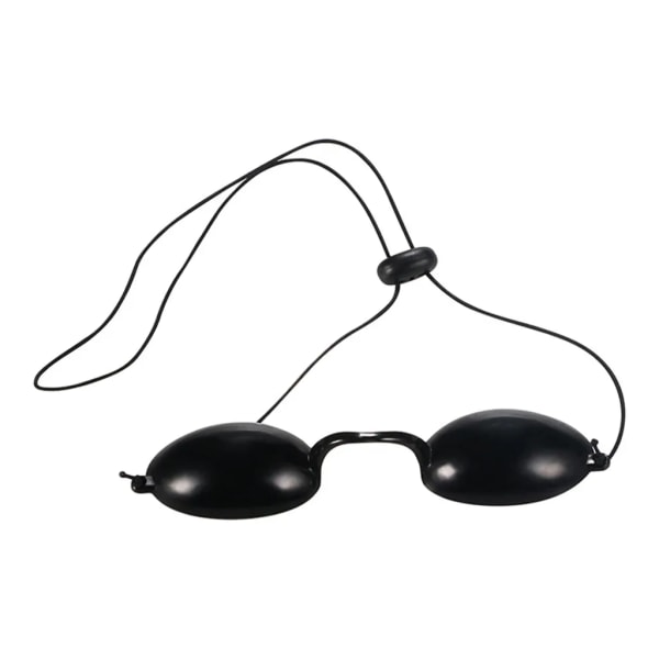 Flexibla Solarium Skyddsglasögon Glasögon UV Skyddsglasögon Portabla svarta glasögon Skyddsglasögon