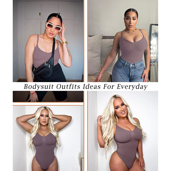 Body för kvinnor, magenkontroll, sömlös formande trosa, body shaper inuti gul gul yellow L