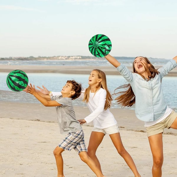 Oppustelige vandmelonbolde 4 voksne strandbolde udendørs Wa