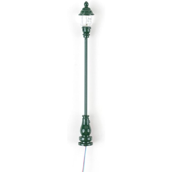 st Modell Trädgårdsbelysning Fairy Lamp Tåg Järnvägståg Lampor Pole Lamp Pole By Dollhouse Gatubelysning Modeller Micro Landscape Light