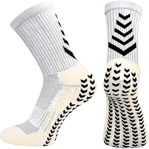 2 Pairs Anti-slip Sports Socks Men's Breathable Football Socks Sports Compression