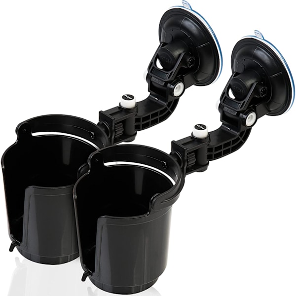 2 pcs Car Cup Holder, Cup Holder with Suction Cup Adjustable Plas