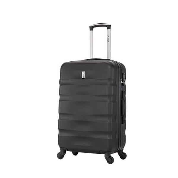 CELIMS FRANCE - Set av resväskor 5 delar Aerowave | Resväska set | Låsningssystem | Lätt och styv | Svart Svart