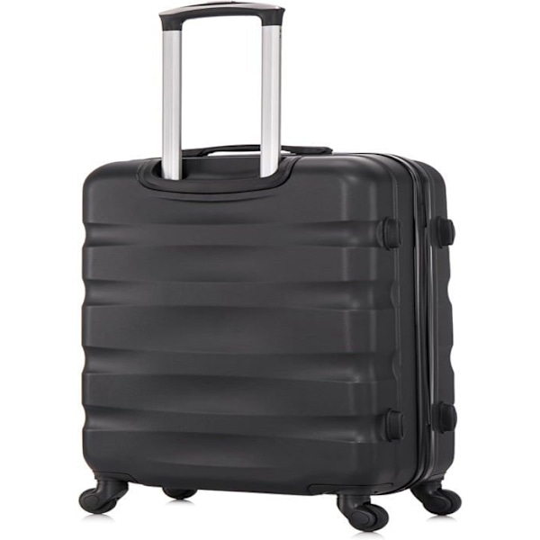 CELIMS FRANCE - Aerowave Stort Resväskor | Storlek Incheckat 23kg | 75cm | Inbyggt Lås | ABS | Svart Svart