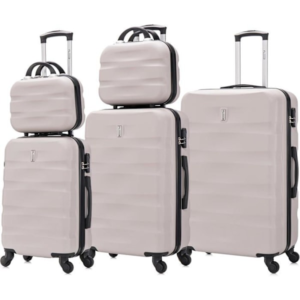 CELIMS FRANKRIKE - Mellanstor resväska 65cm Aerowave | ABS | 4 hjul 360° | Inbyggt lås | Grå Grå