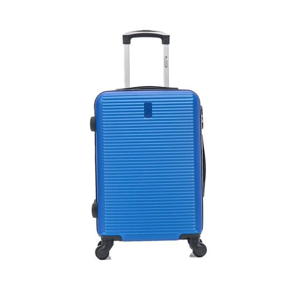 CELIMS FRANCE - 55x35x25 Easyjet Kabine Kuffert med Weekend Vanity | 55cm Kabine Kuffert | ABS Kuffert | Indbygget Lås | Blå Blå