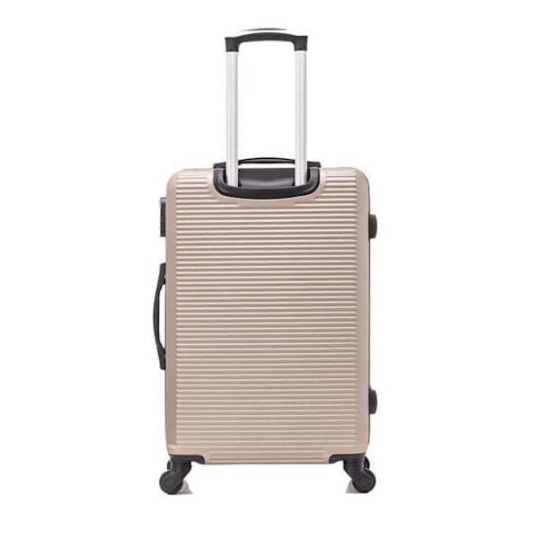 CELIMS RANSKA - Suuri Matkalaukku 75cm Viikonloppu | Matkalaukku 23kg | Integroitu Lukko | ABS | Samppanja Champagne