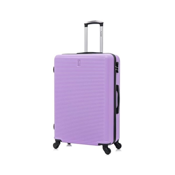 CELIMS FRANCE - Stor Kuffert 75cm | Kuffert til Indtjekning 23kg | Kuffert i ABS | Let og Rigid | Lilla Lila