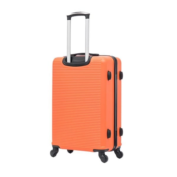 CELIMS - Resväska Större Storlek 75cm | Check-in-väska 23kg | Inbyggd Låsning | ABS | Orange Orange