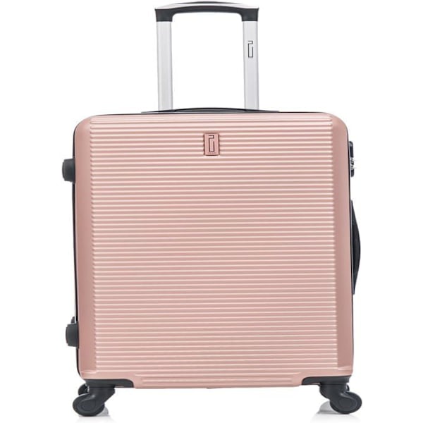 CELIMS FRANCE - Mellem størrelse kuffert 65cm | Weekend kuffert | ABS | 4 hjul 360° | Integreret lås | Roséguld Rosa