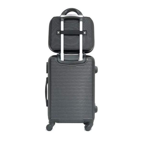 CELIMS RANSKA - 55x35x25 Easyjet-kätevä matkalaukku viikonloppureissulle | 55 cm matkalaukku | ABS matkalaukku | Integroitu lukko | Musta Svart