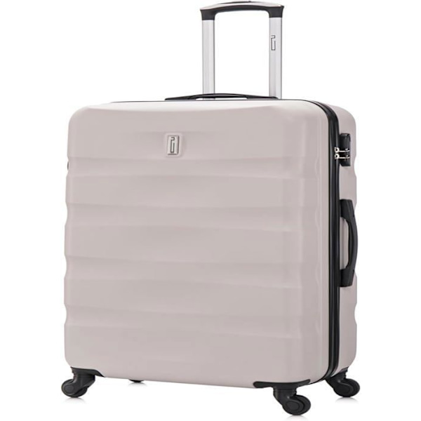 CELIMS RANSKA - Suuri Matkalaukku Vanity Aerowave | La CHECK-in 23kg | 75cm | Sisäänrakennettu Lukko | ABS | Harmaa Grå