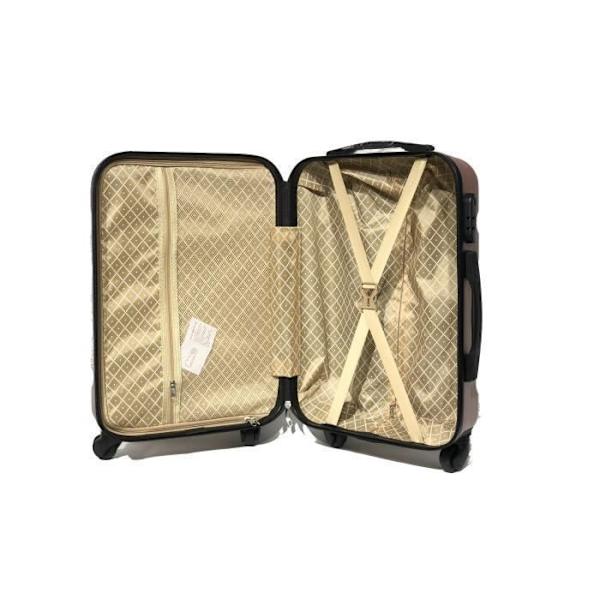 CELIMS FRANCE - Kuffert Kabine 55x35x25 Aerowave | ABS Kuffert | Indbygget Lås | Rose Gold Rosa