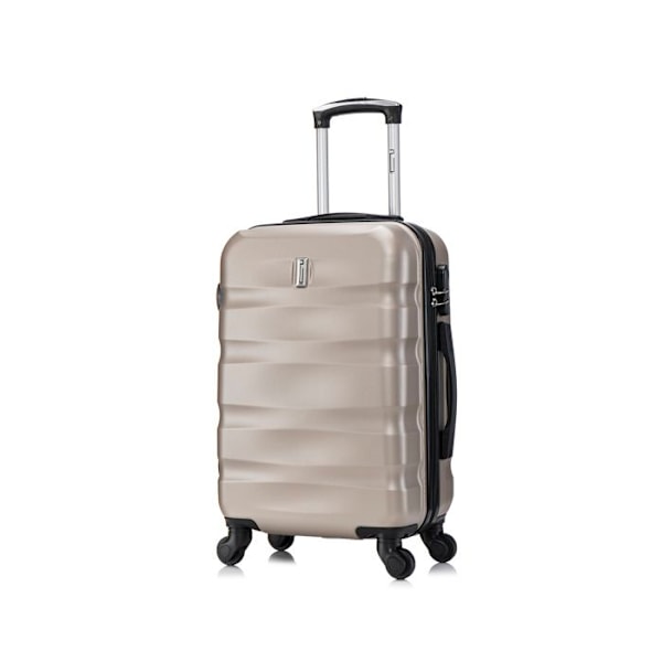 CELIMS FRANCE - Kabine Kuffert 55x35x25 Aerowave | ABS Kuffert | Inkluderet Lås | Champagne Champagne