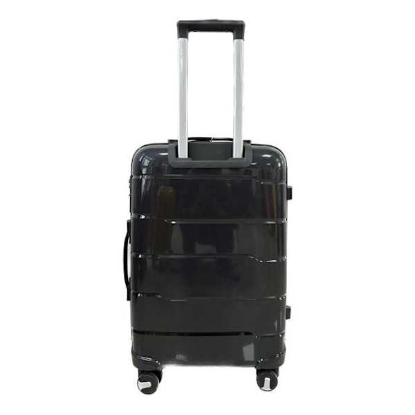 CELIMS FRANCE - Mellanstor resväska i polypropylen | Bagage storlek 65cm | TSA | Mellanstor resväska i polypropylen | Svart Svart