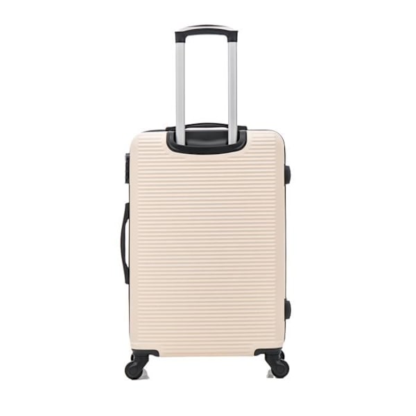 CELIMS - Stor Resväska 75cm | Incheckad Resväska 23kg | ABS Resväska | Lätt och Hård | Beige Beige