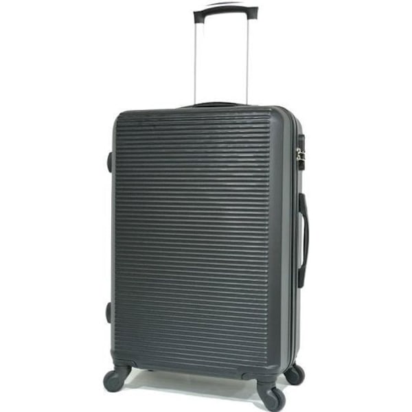 CELIMS FRANKRIKE - Mellanstor Resväska 65 cm Aerowave | ABS | 4 hjul 360° | Inbyggt lås | Svart Svart