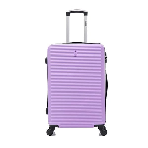 CELIMS RANSKA - Keskikokoinen Matkalaukku 65cm | Viikonloppumatkalaukku | ABS | 4 kääntyvää pyörää 360° | Integroitu lukko | Violetti Lila