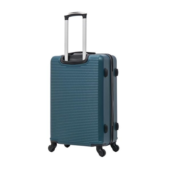 CELIMS FRANCE - Medium Bag 65cm | Weekend Bag | ABS | 4 hjul 360° | Inbyggt lås | Grön Grön