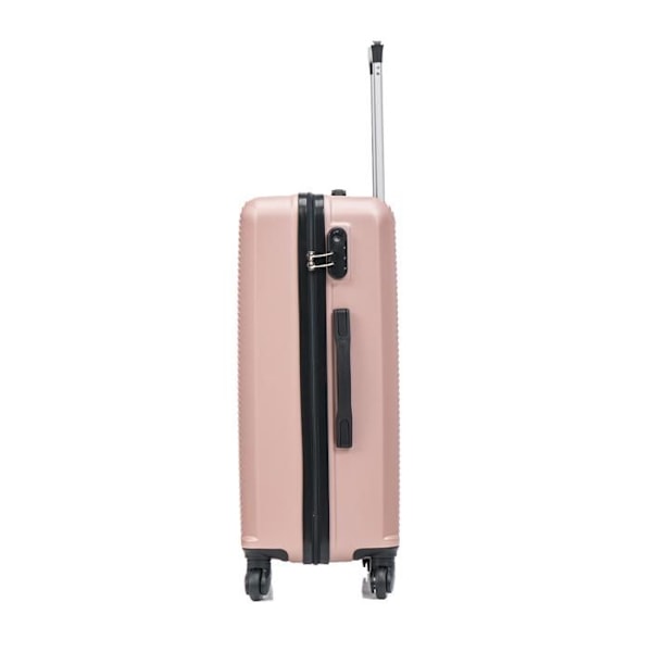 Valise Grande Taille - CELIMS FRANCE - 75cm - ABS - Indbygget Lås - Rose Gold Rose guld