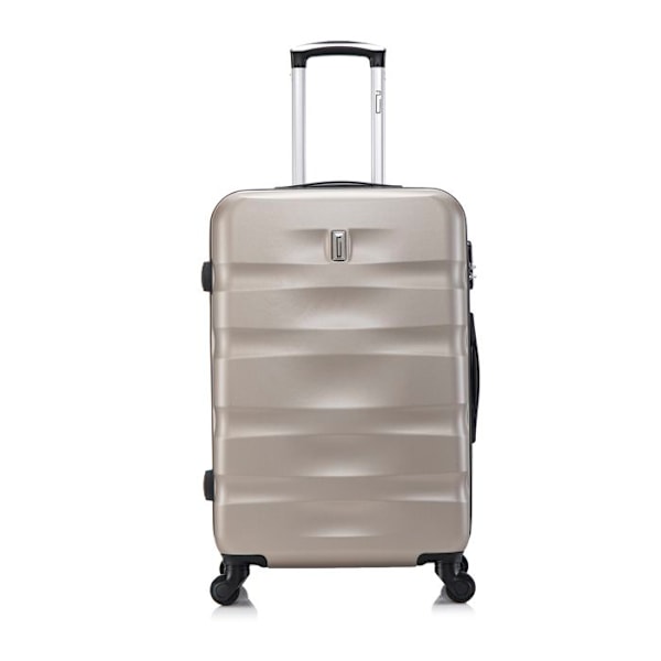CELIMS FRANCE - Mellanstor resväska 65 cm Aerowave | ABS | 4 hjul 360° | Inbyggd lås | Champagne Champagne