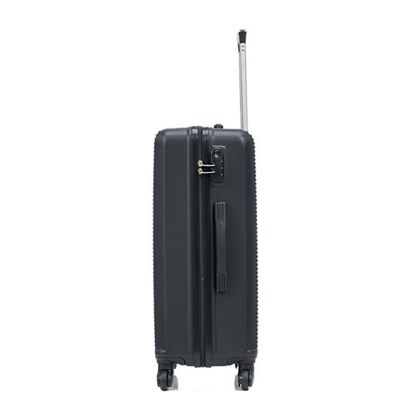 CELIMS FRANKRIKE - Mellanstor Resväska 65 cm Aerowave | ABS | 4 hjul 360° | Inbyggt lås | Svart Svart