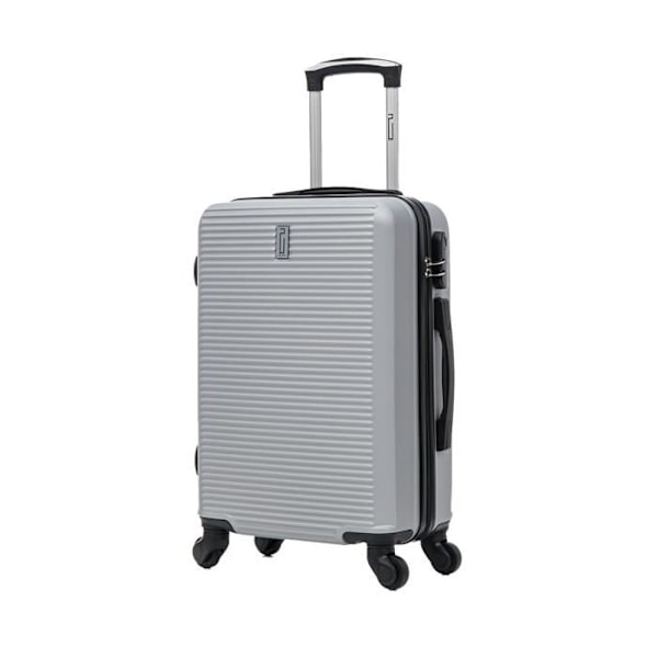CELIMS FRANCE - Weekend Håndbagage 55x35x25 | EasyJet Håndbagage 55cm | ABS Kuffert | Indbygget Lås | Grå Grå