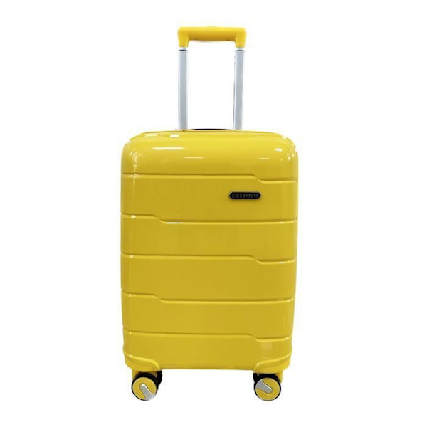 CELIMS FRANCE - Kabinväska 55x35x25 cm | Väska av Polypropylen | Lätt och Styv | TSA-lås | Gul Gul