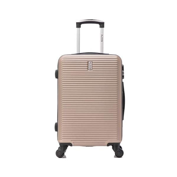 CELIMS RANSKA - Matkalaukku 55x35x25 EasyJet | Matkalaukku 55cm | ABS-matkalaukku | Integroitu lukko | Shampanja Champagne