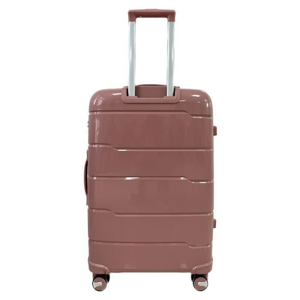 CELIMS FRANCE - Mellanstor resväska i polypropylen | Bagage storlek 65cm | TSA | Medelstor resväska i polypropylen | Rosa Rosa