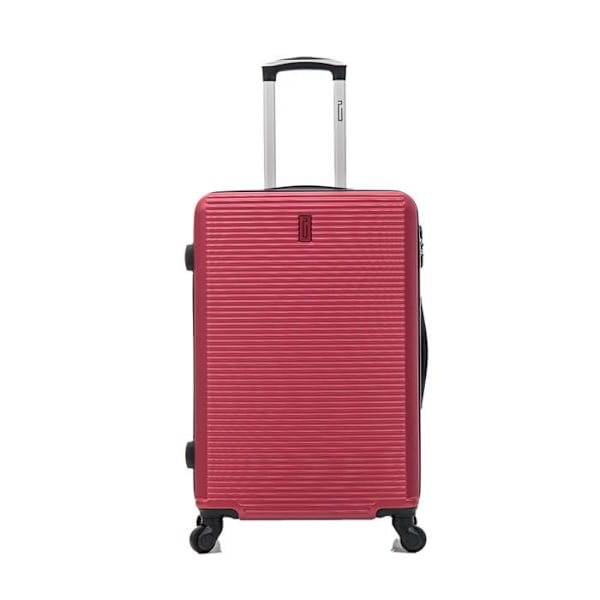 CELIMS FRANCE - Med Resväska 65cm | Weekendväska | ABS | 4 hjul 360° | Inbyggt lås | Bordeaux Bordeaux